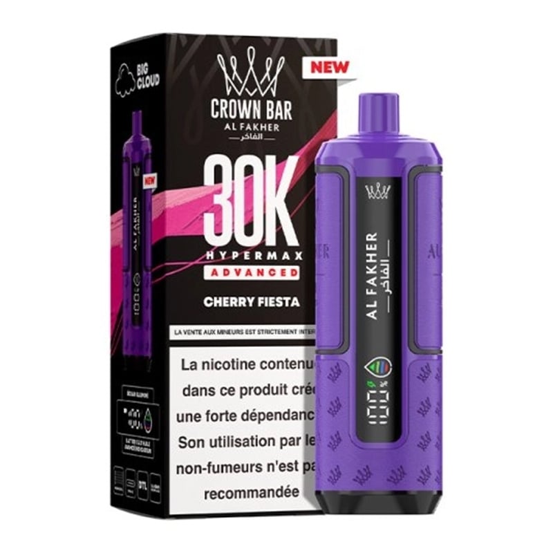 AL FAKHER CROWN BAR HYPERMAX 30K - CHERRY FIESTA