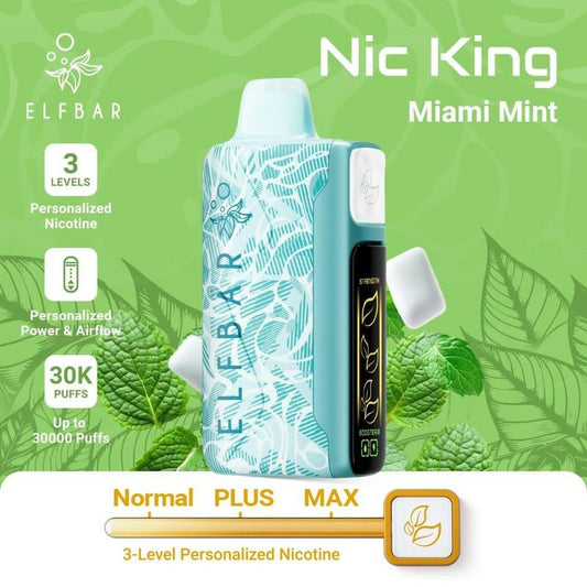 ELFBAR NIC KING 30K 5% - MIAMI MINT