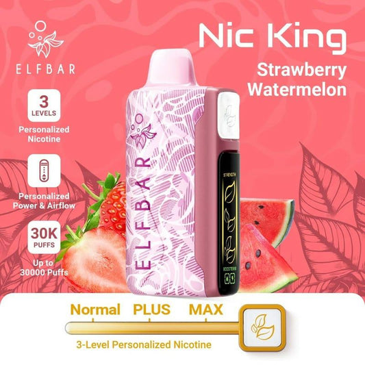 ELFBAR NIC KING 30K 5% - STRAWBERRY WATERMELON