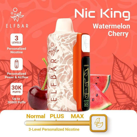 ELFBAR NIC KING 30K 5% - WATERMELON CHERRY