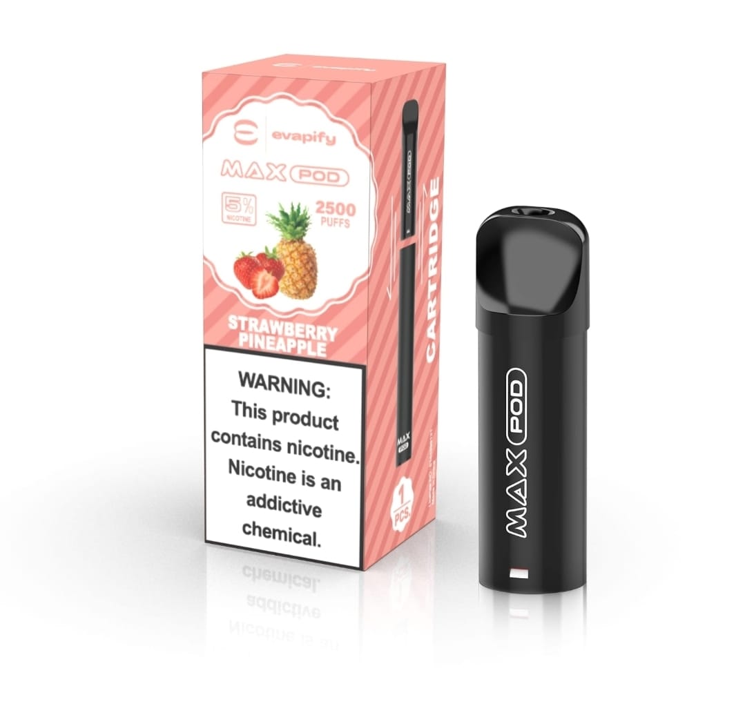 EVAPIFY MAX POD 2.5K 5% - STRAWBERRY PINEAPPLE