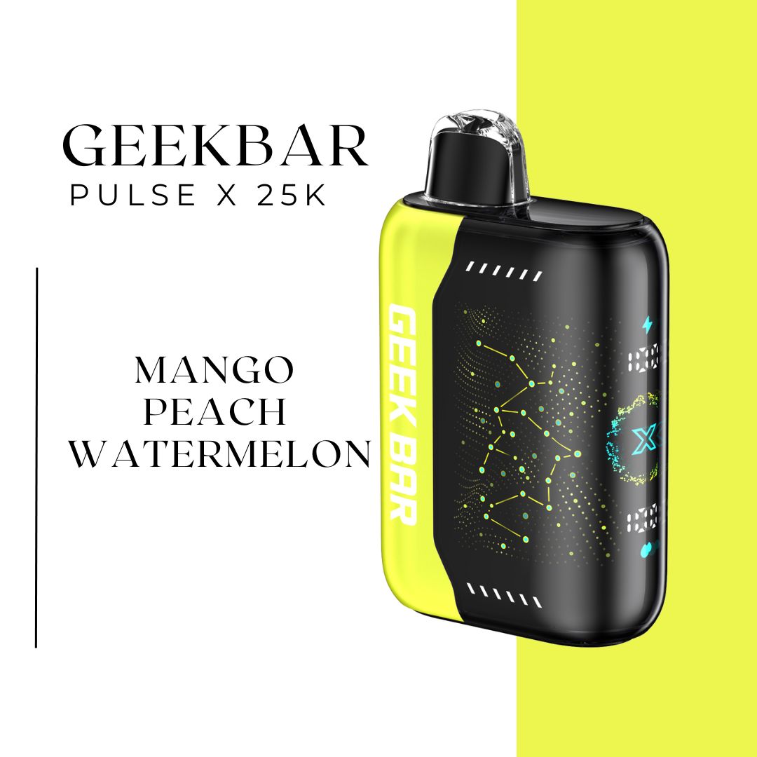 GEEKBAR PULSE X 25K 5% MANGO PEACH WATERMELON