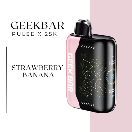 GEEKBAR PULSE X 25K 5% STRAWBERRY BANANA