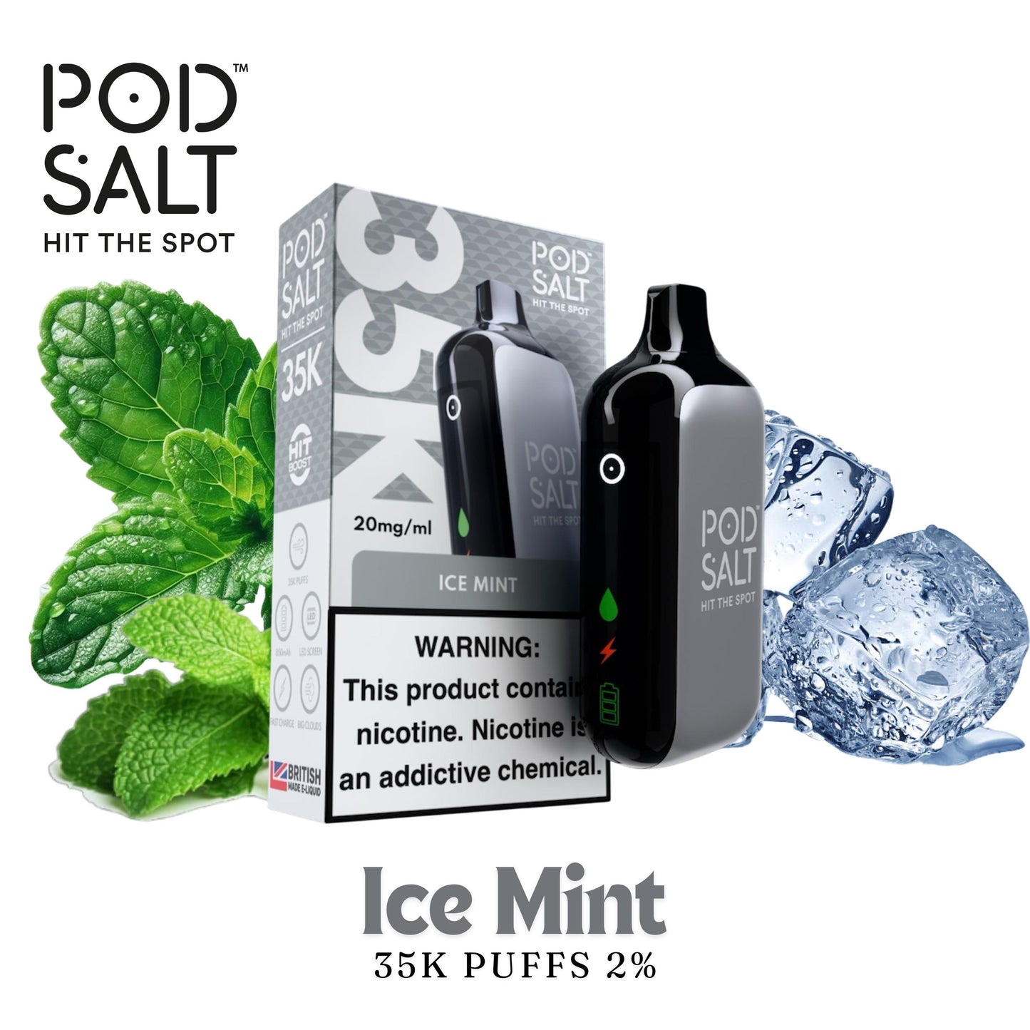 POD SALT 35K 2% - ICE MINT