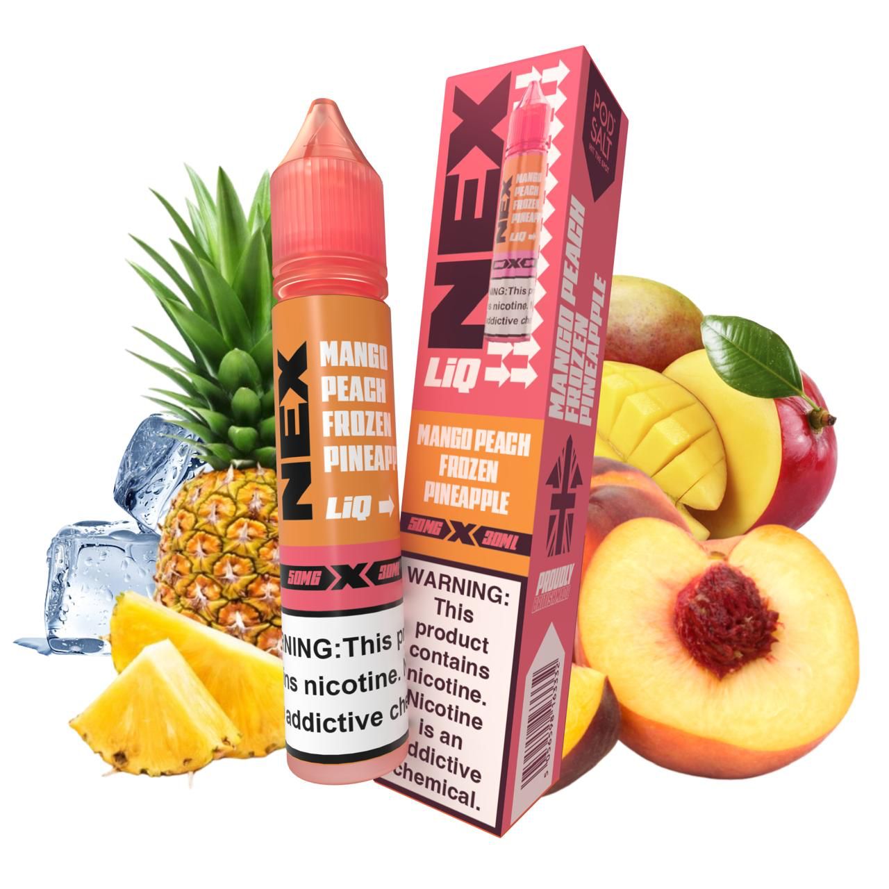 POD SALT NEXLIQ MANGO PEACH FROZEN PINEAPPLE 30ML