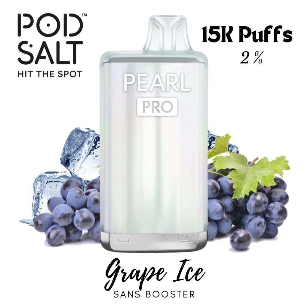 PODSALT PEARL PRO 15K 2% GRAPE ICE