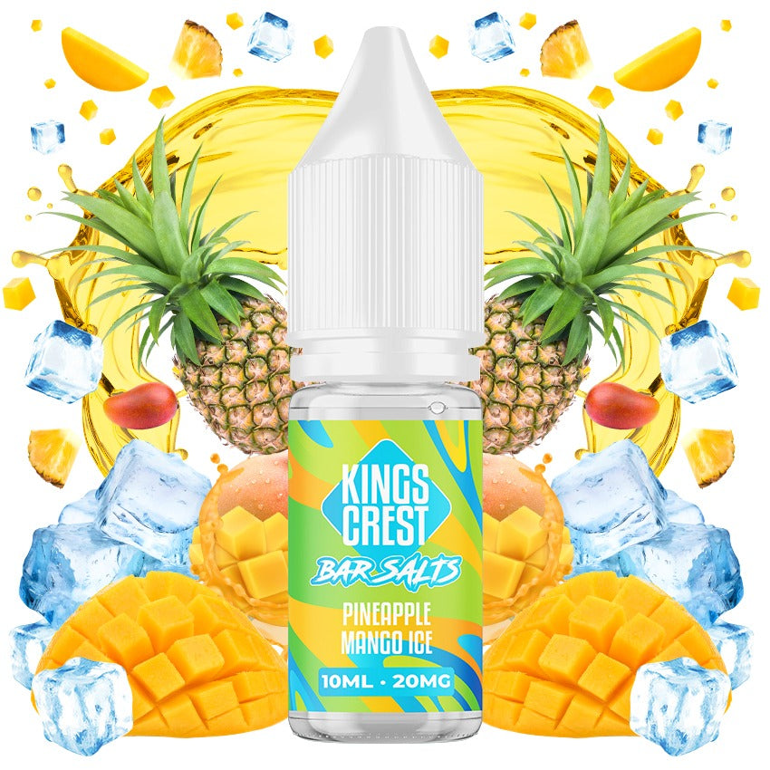 Pineapple Mango Ice Salts 10ml by Kings Crest Bar Salts