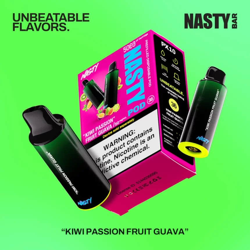 RECHARGE NASTY 5K KIWI PASSION GUAVA