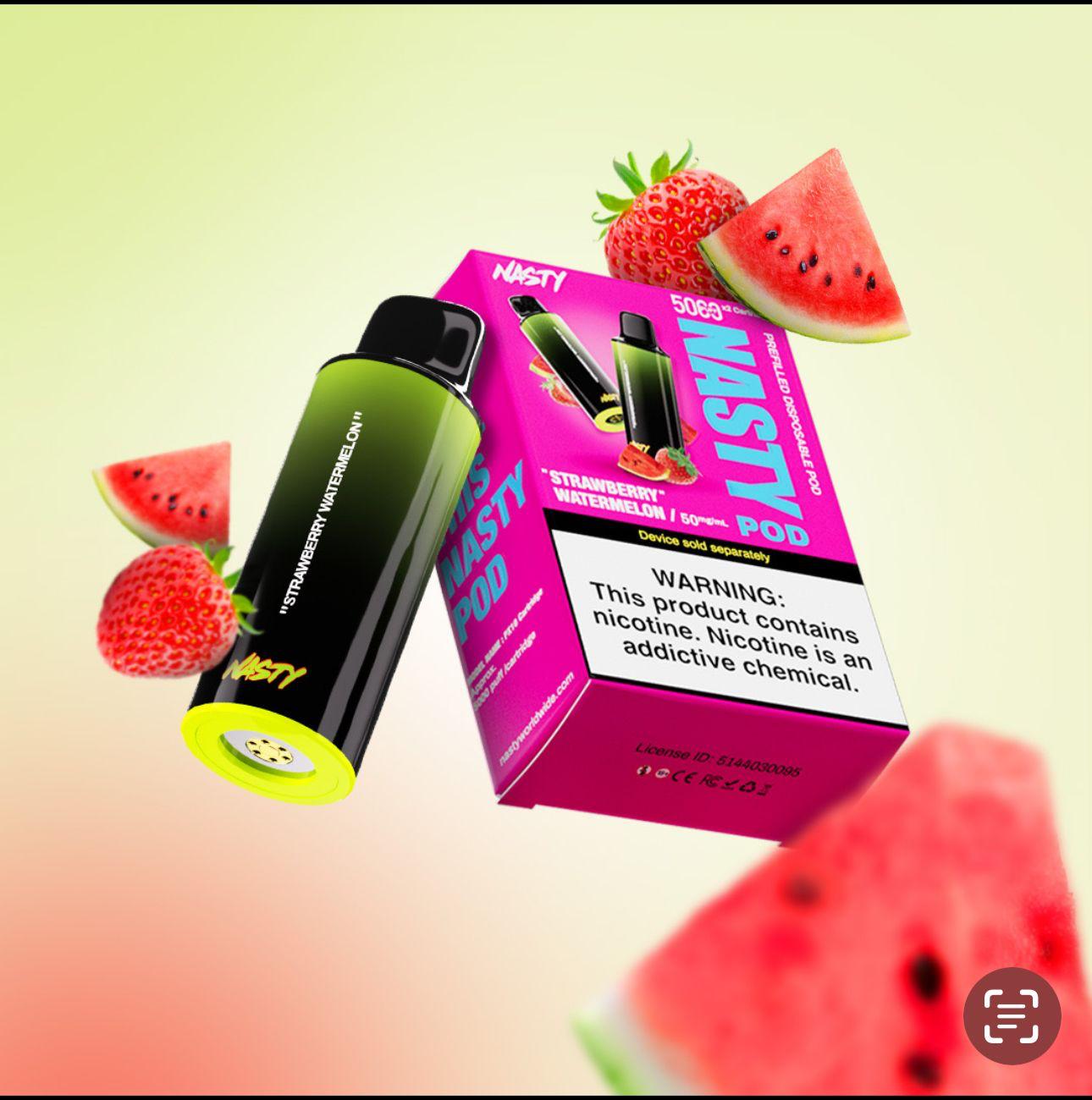 RECHARGE NASTY 5K STRAWBERRY WATERMELON