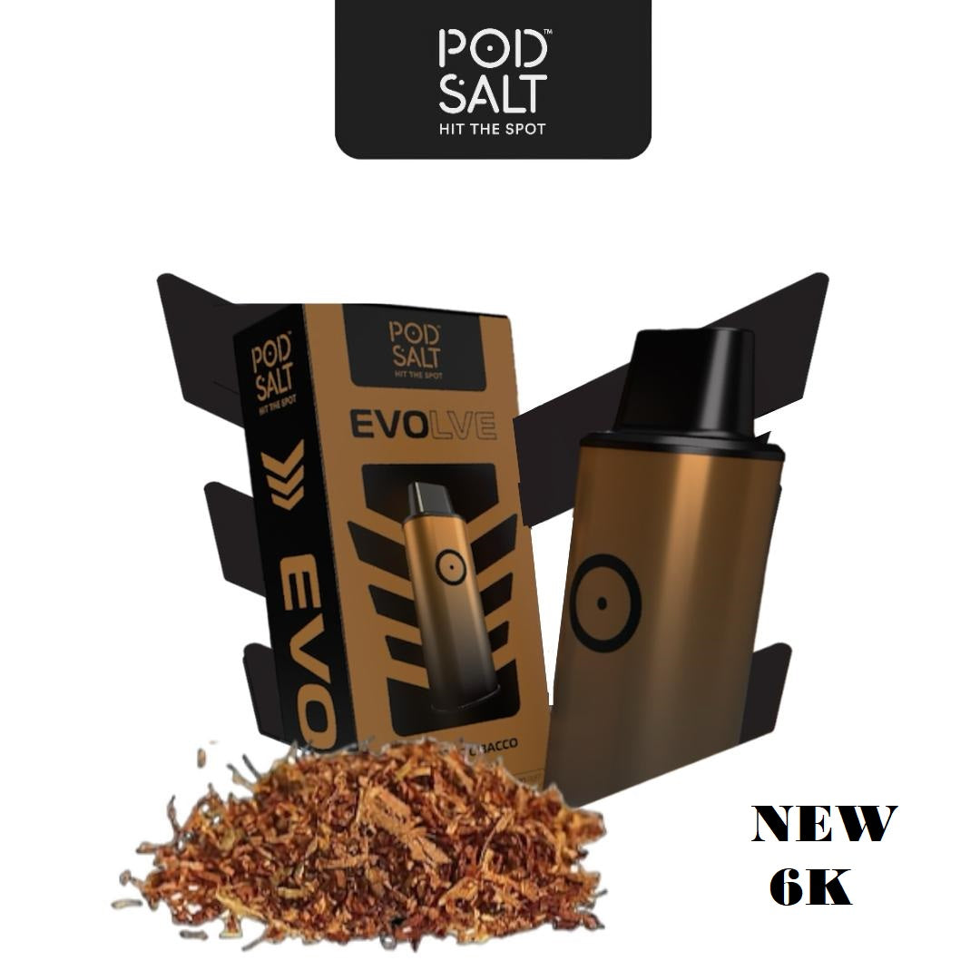 RECHARGE POD SALT EVOLVE 6K CLASSIC TOBACCO