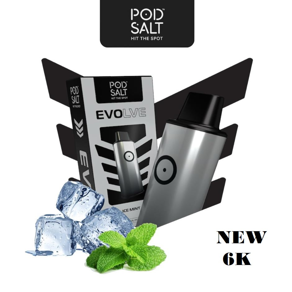RECHARGE POD SALT EVOLVE 6K ICE MINT