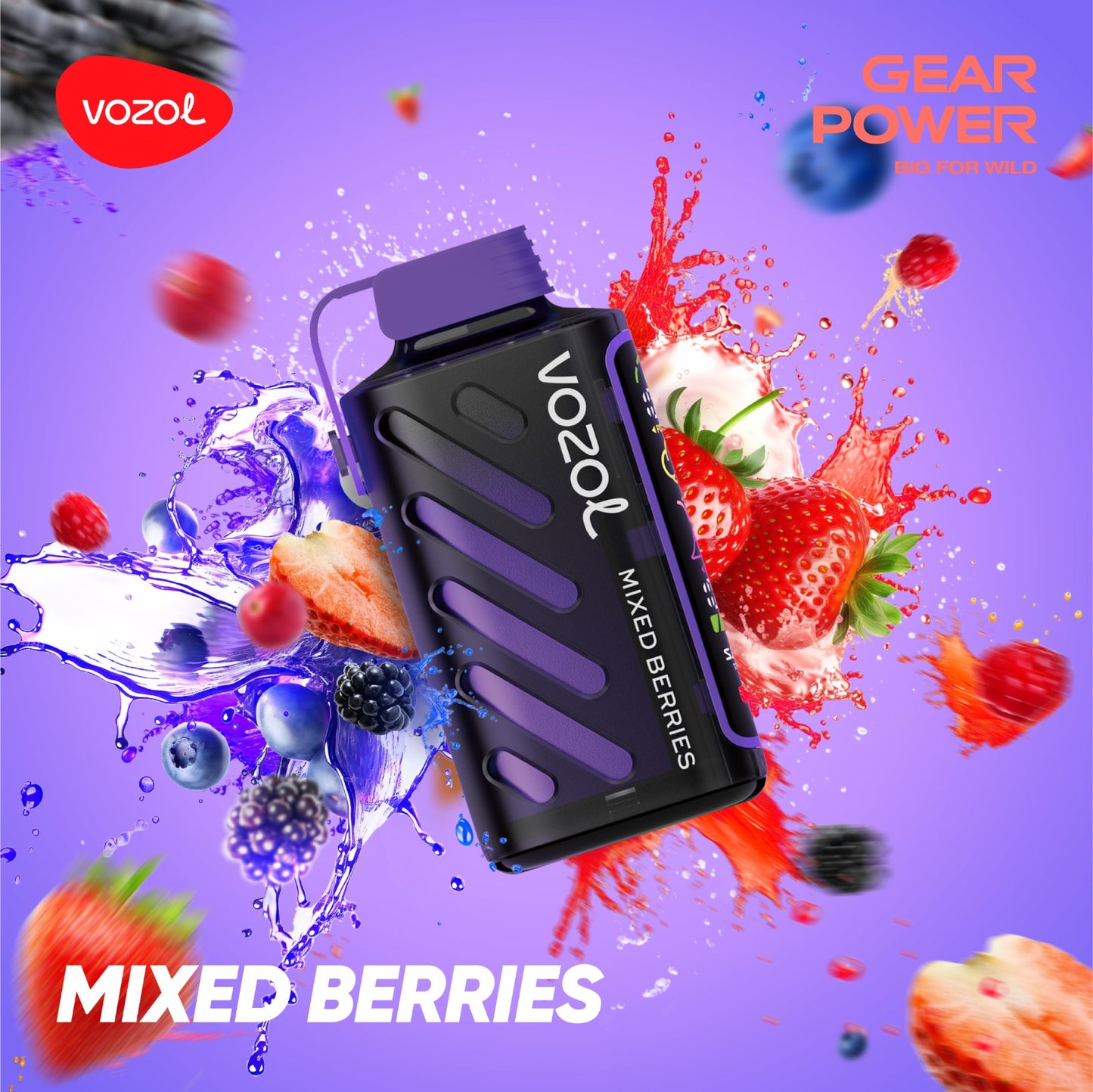 VOZOL GEAR 20K 5% MIXED BERRIES