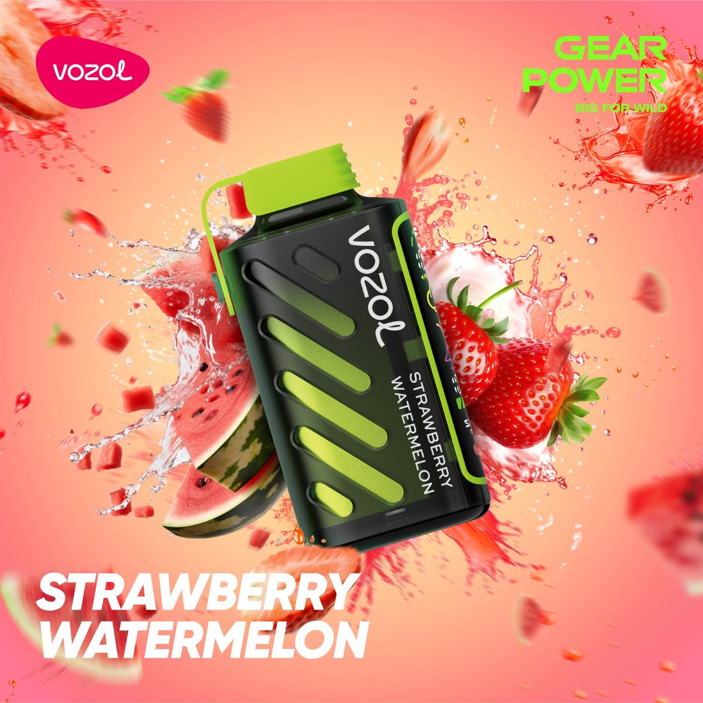 VOZOL GEAR 20K 5% STRAWBERRY WATERMELON