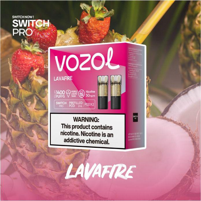 VOZOL SWITCH PRO 700 POD 5% LAVAFIRE
