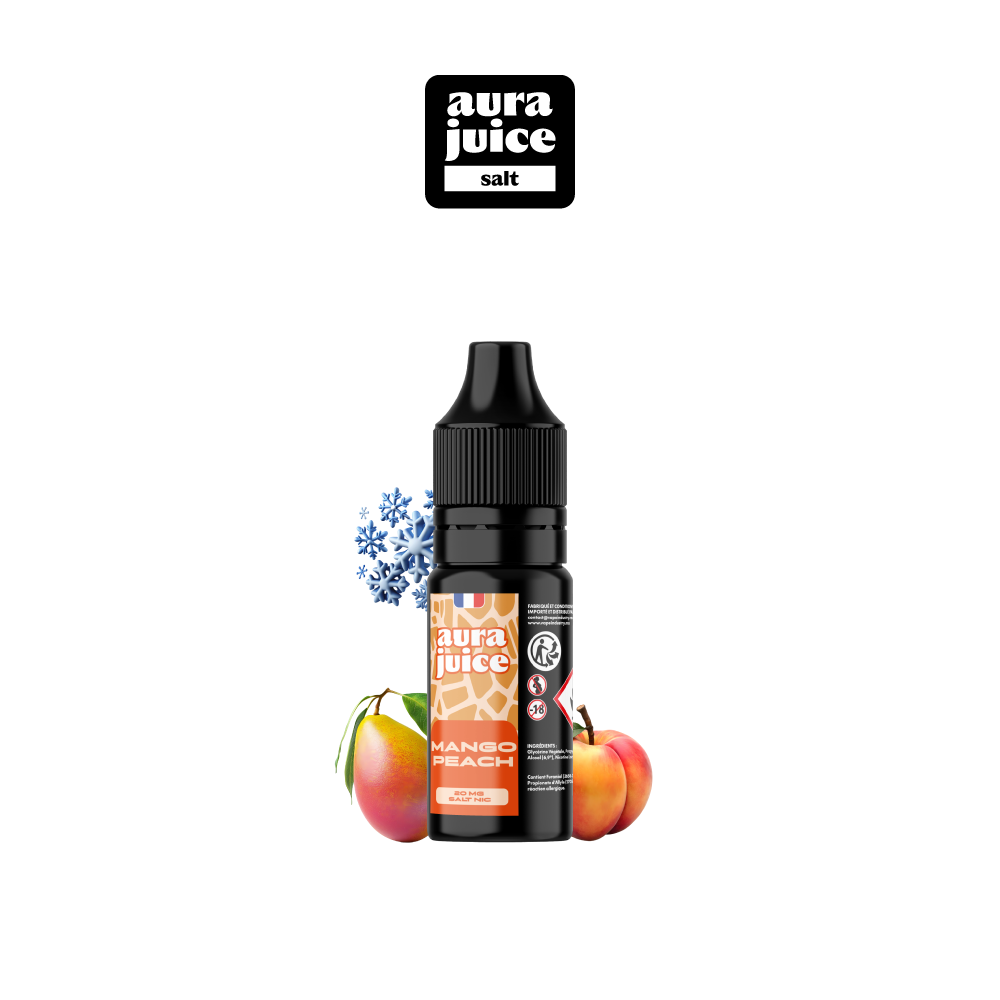 AURA JUICE SALT 20MG 10ML - MANGO PEACH
