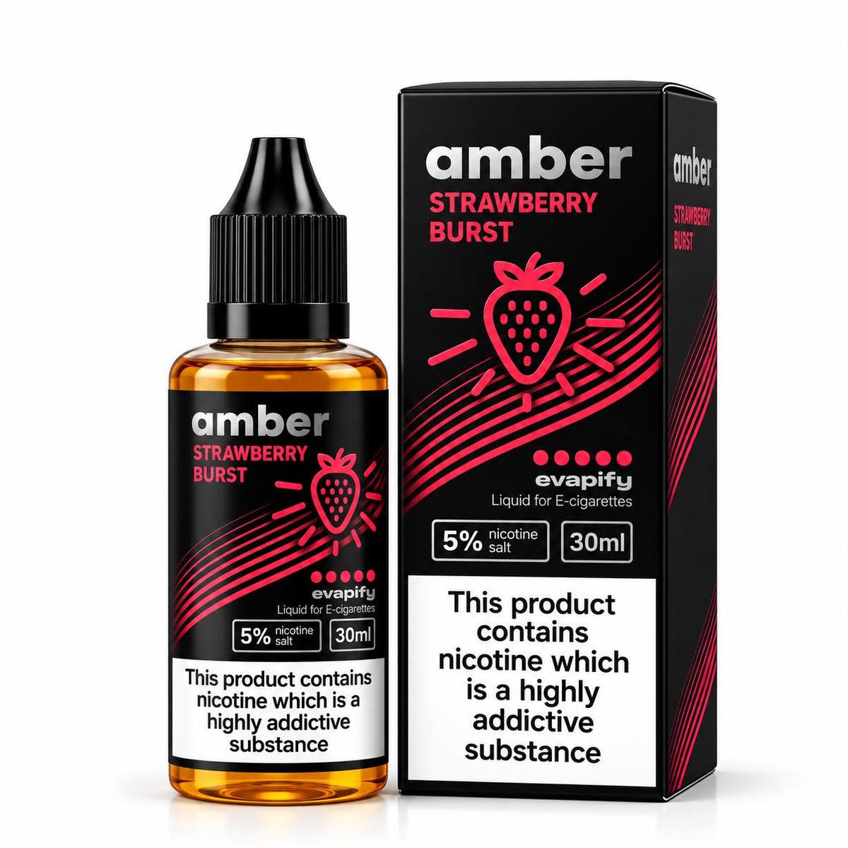 Amber Salt - Strawberry Burst 5% - 30ml