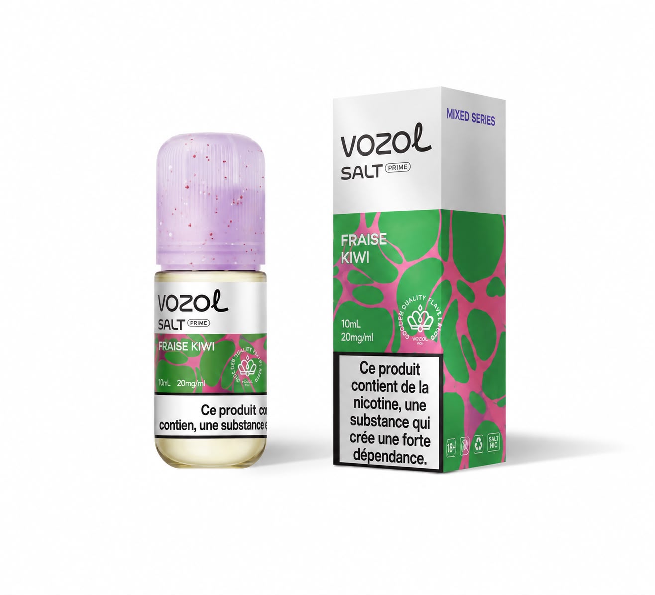 Vozol Liq 10ml – Fraise Kiwi 20mg