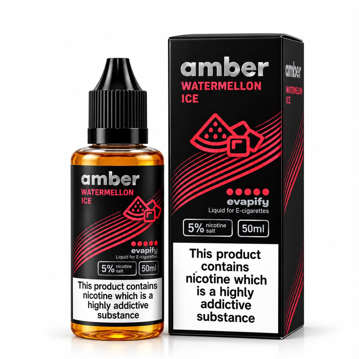 Amber Salt 50ml 50mg - Watermelon Ice