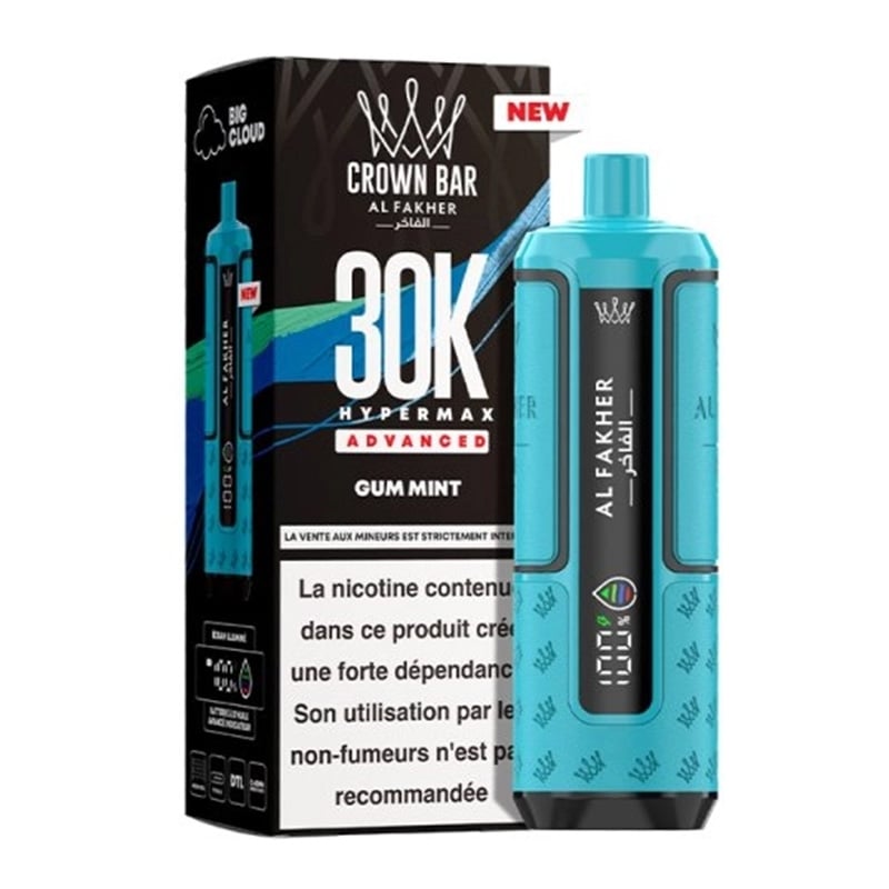 AL FAKHER CROWN BAR HYPERMAX 30K - GUM MINT