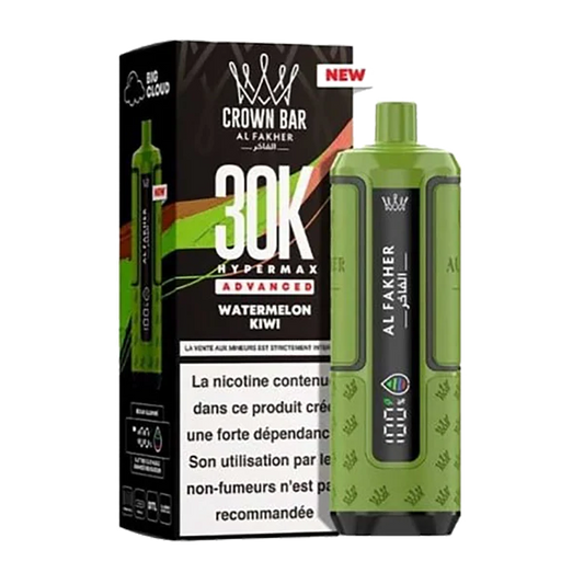 AL FAKHER CROWN BAR HYPERMAX 30K - WATERMELON KIWI