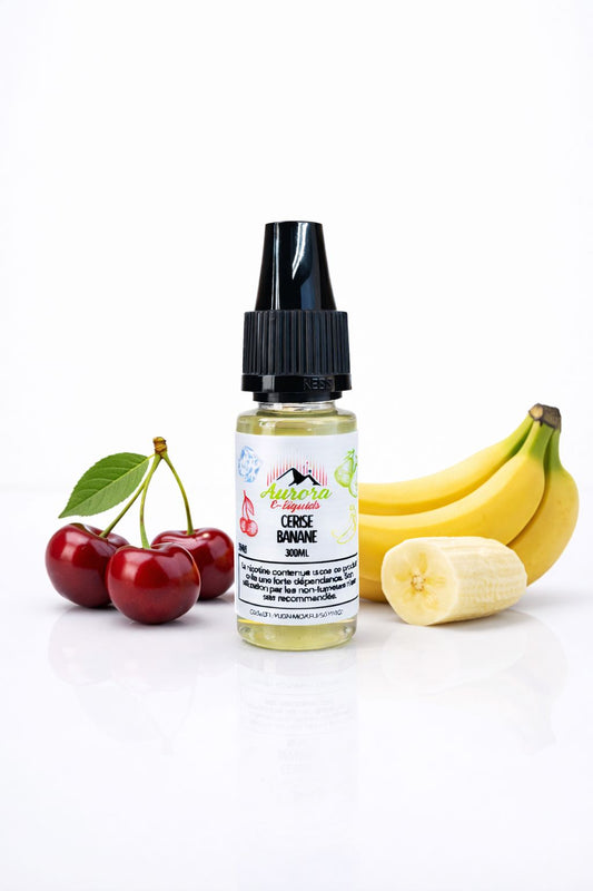 Aurora e-liquides – Cerise Banane – 10ML