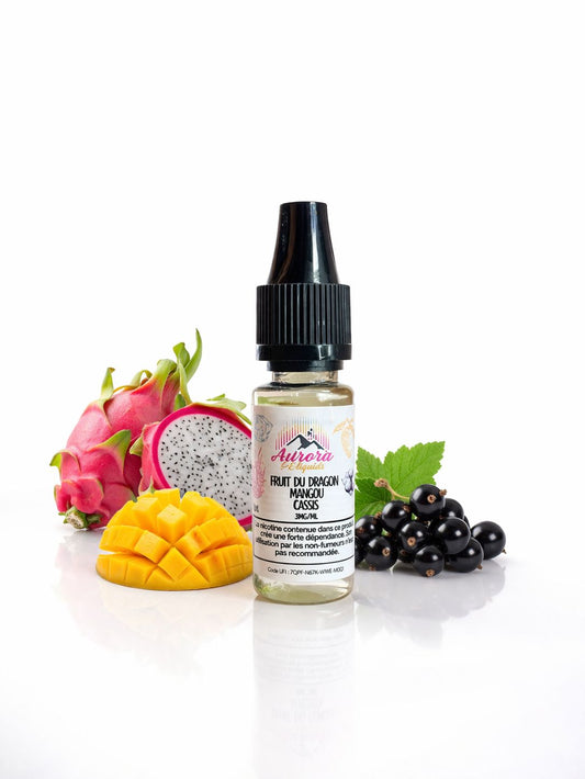 Aurora e-liquides – Fruit du Dragon Cassis – 10ML