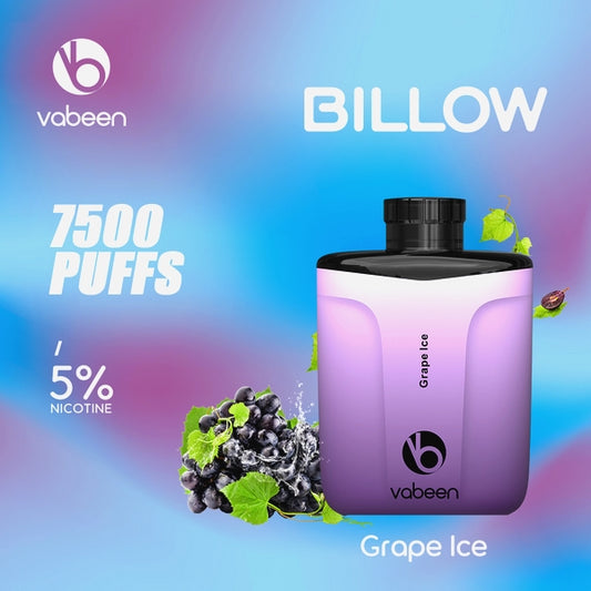 BILLOW BOX GRAPE ICE 7500 PUFFS 5%