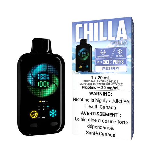 CHILLA by ZILLA 30K 2% - FROST BERRY