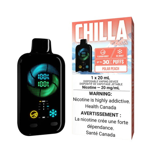 CHILLA by ZILLA 30K 2% - POLAR PEACH