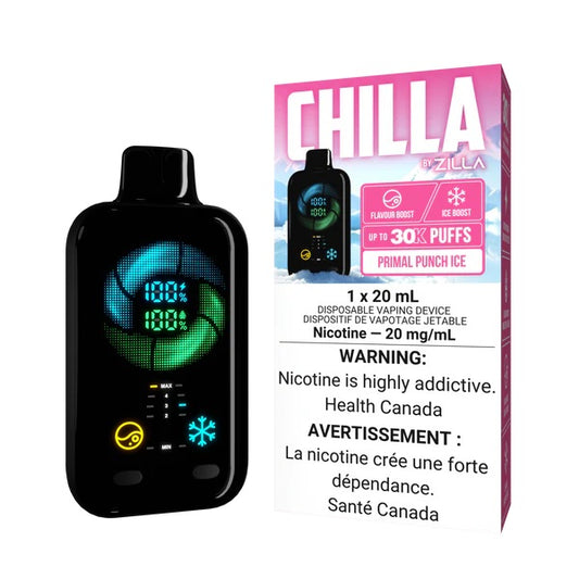 CHILLA by ZILLA 30K 2% - PRIMAL PUNCH ICE
