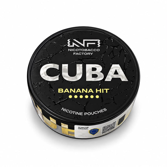 CUBA NICOTINE POUCHES 12MG - BANANA HIT