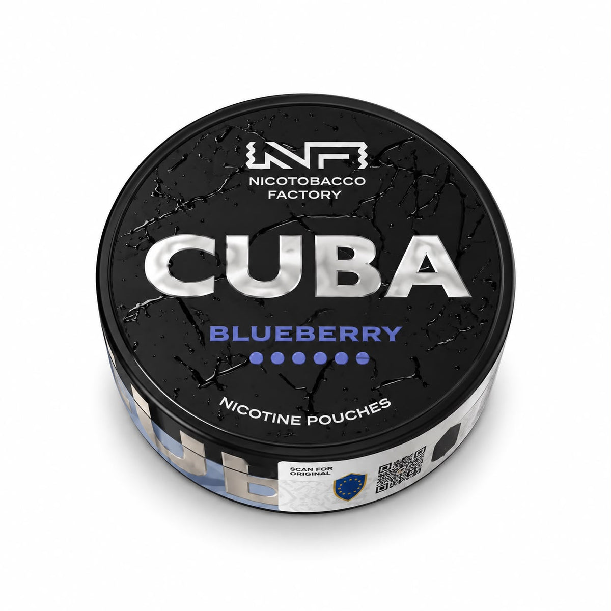 CUBA NICOTINE POUCHES 12MG - BLUEBERRY