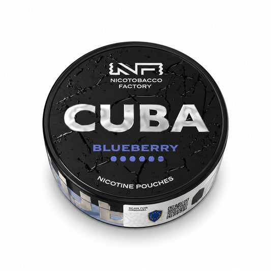CUBA NICOTINE POUCHES 12MG - BLUEBERRY