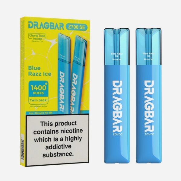 DRAGBAR Z700 2% BLUE RAZZ ICE (TWIN PACK X2)