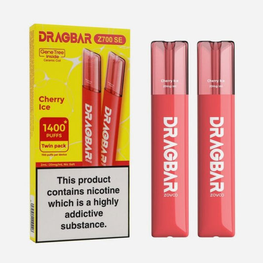 DRAGBAR Z700 2% CHERRY ICE (TWIN PACK X2)