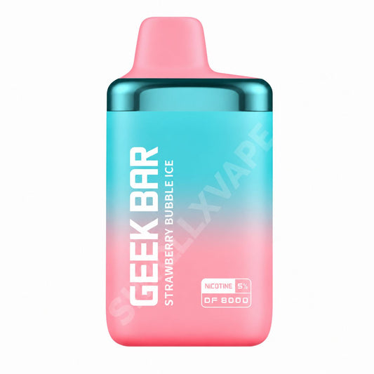 GEEKBAR DF 8000 PUFFS 5% STRAWBERRY BUBBLE ICE