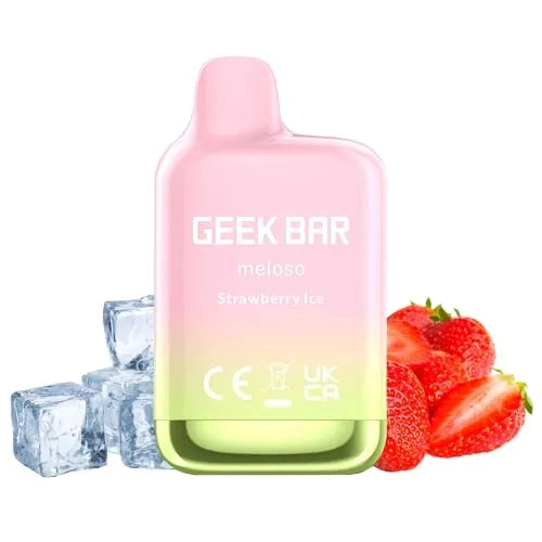 GEEKBAR MELOSO MINI 1000 PUFFS 0% STRAWBERRY ICE