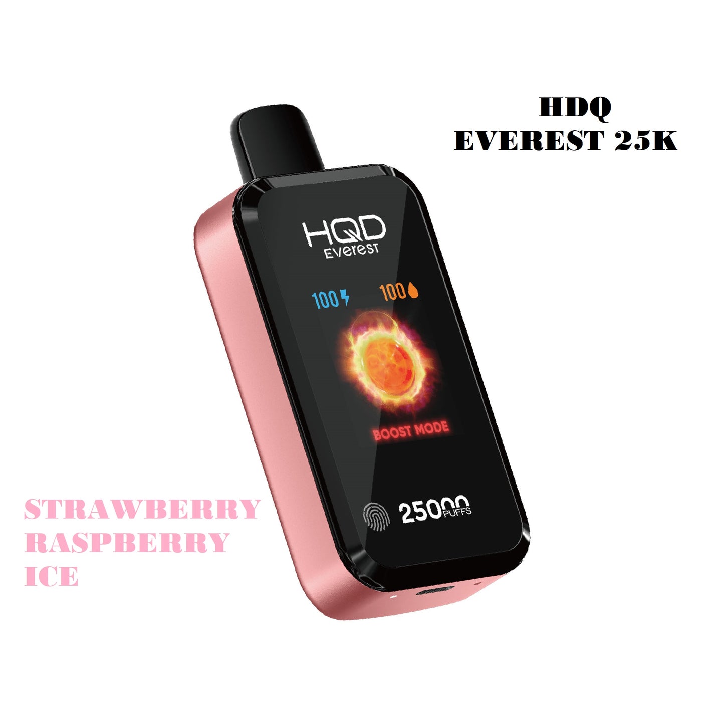 HQD EVEREST 25K 5% STRAWBERRY RASPBERRY ICE