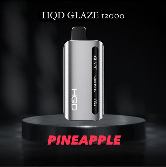 HQD GLAZE 12000 PUFFS 5% PINEAPPLE