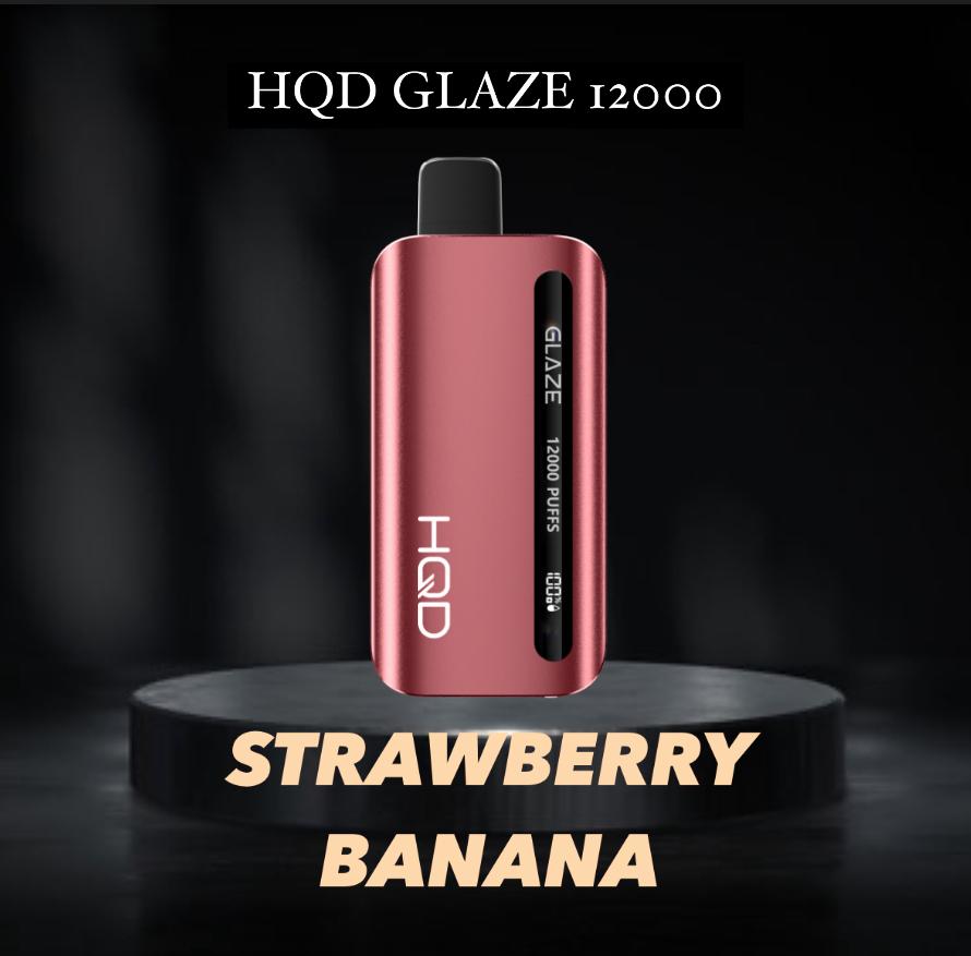 HQD GLAZE 12000 PUFFS 5% STRAWBERRY BANANA