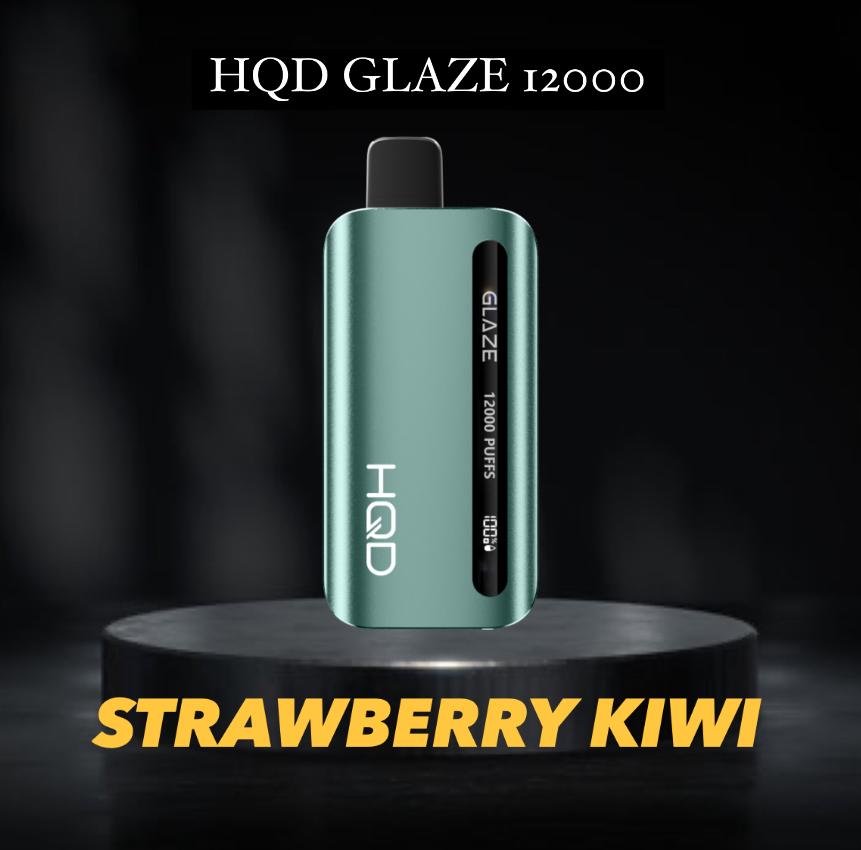 HQD GLAZE 12000 PUFFS 5% STRAWBERRY KIWI