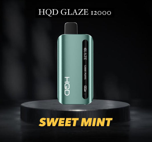 HQD GLAZE 12000 PUFFS 5% SWEET MINT