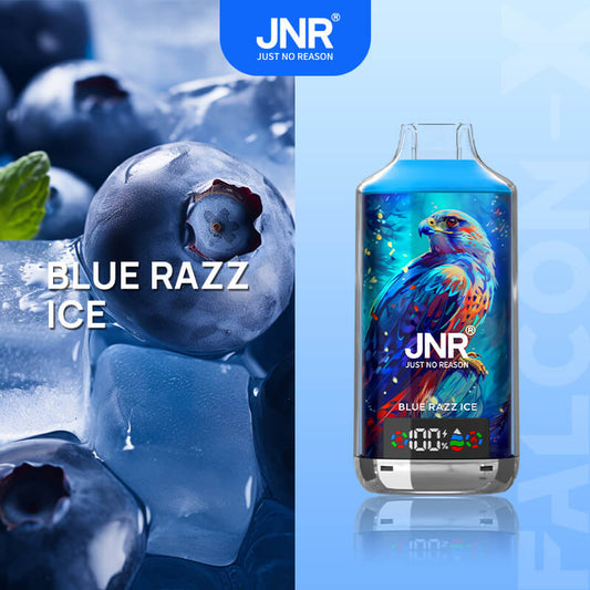JNR FALCON X 18K - BLUE RAZZ ICE
