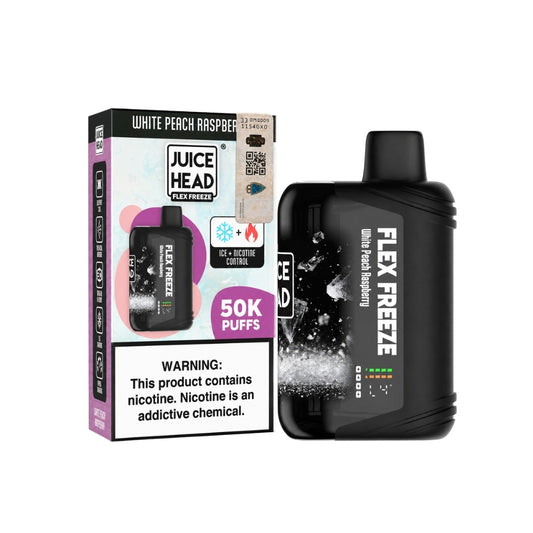 JUICE HEAD FLEX FREEZE 50K - WHITE PEACH RASPBERRY