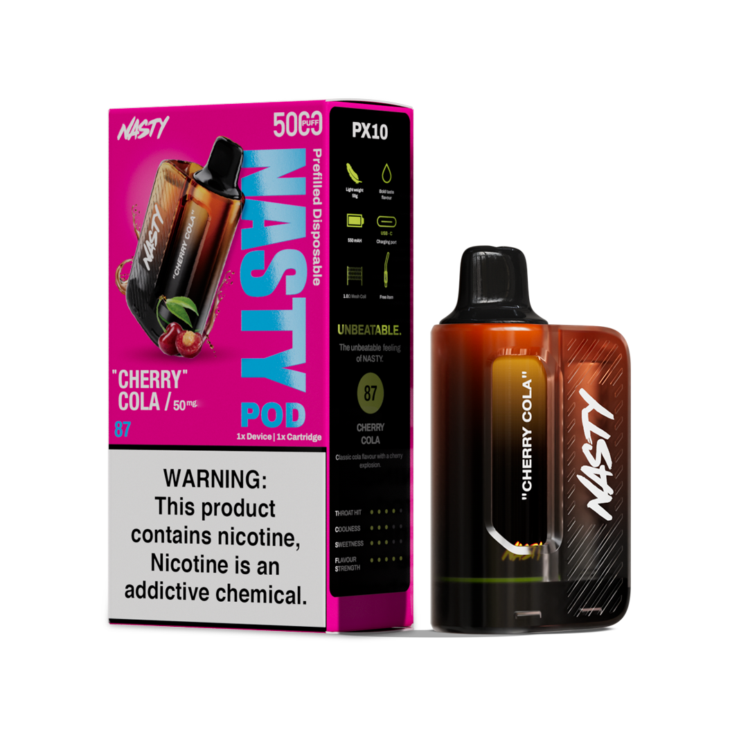 KIT NASTY 5000 PUFFS 5% CHERRY COLA