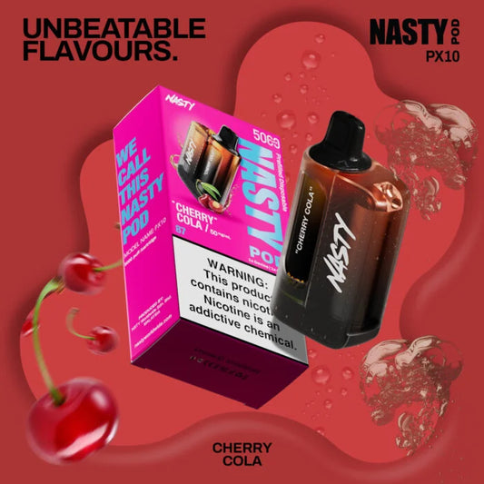 KIT NASTY 5000 PUFFS 5% CHERRY COLA