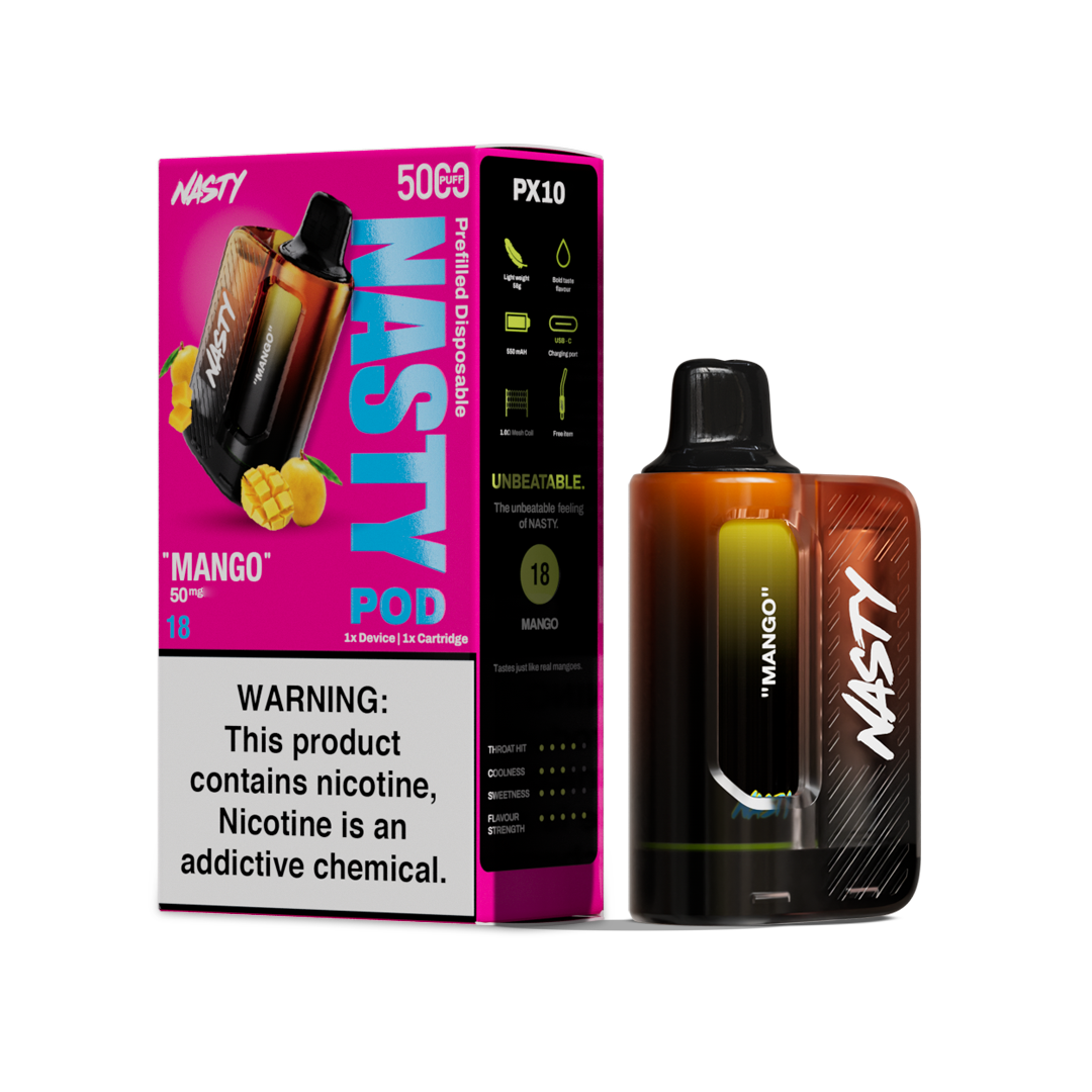 KIT NASTY 5000 PUFFS 5% MANGO