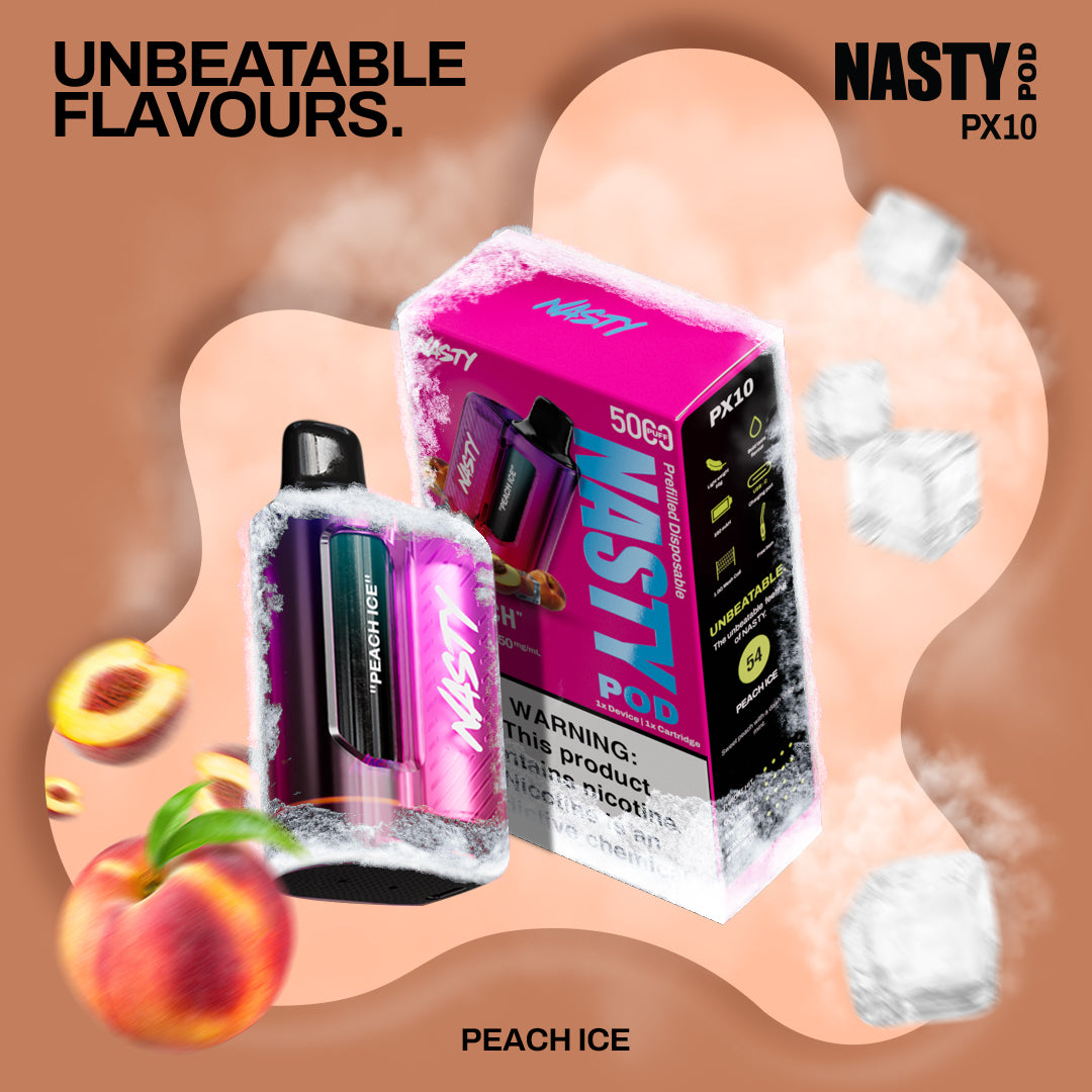 KIT NASTY 5000 PUFFS 5% PEACH ICE