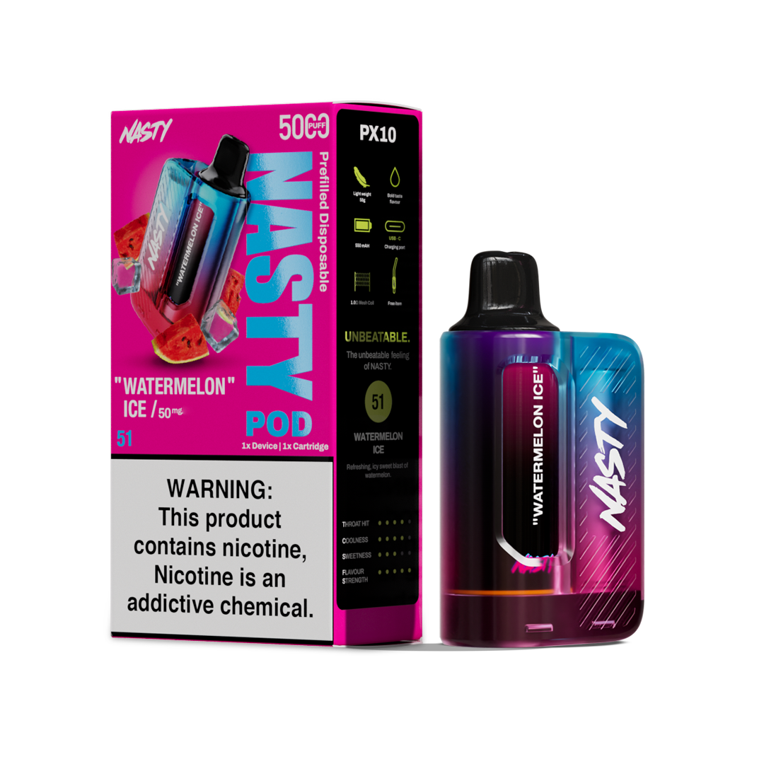 KIT NASTY 5000 PUFFS 5% WATERMELON ICE