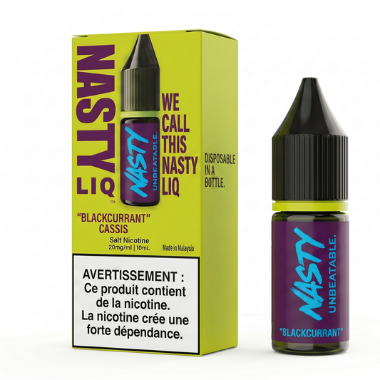 Nasty Liq 10ml – Blackcurrant 20mg